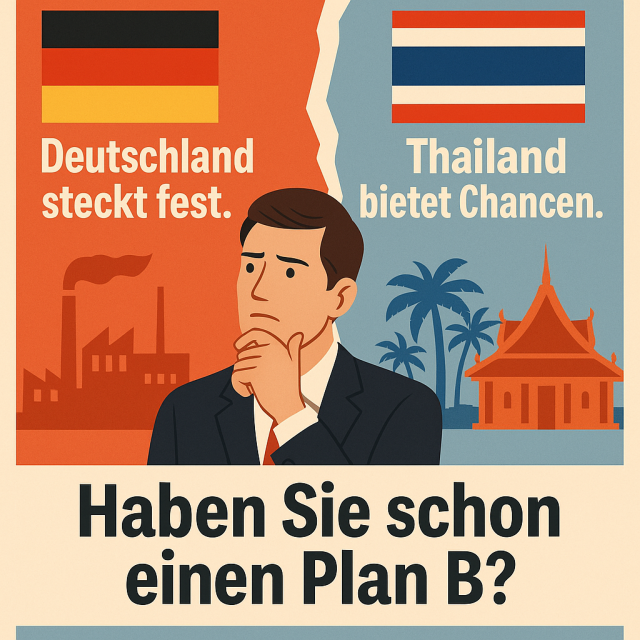 Deutschland steckt fest. Thailand bietet Chancen.<br/>Haben Sie schon einen Plan B?