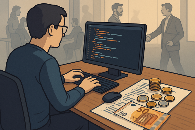 Was kostet eine Codezeile in der Softwareentwicklung, differenziert nach Juniorentwickler, Seniorentwickler und Senior Freelancer?