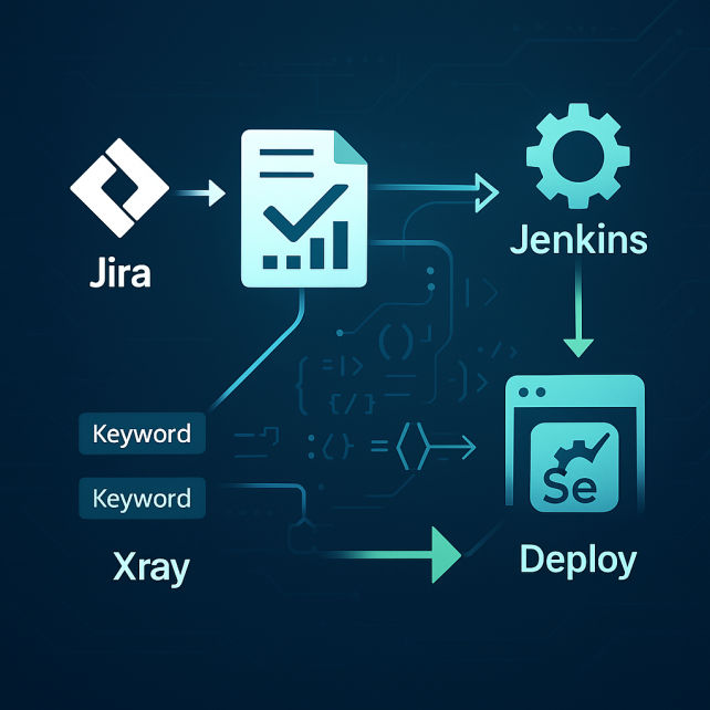 Effizientes Testmanagement für Webanwendungen: Die Synergie von Xray, Selenium WebDriver und KDT in Jira – Beschleunigt durch CI/CD